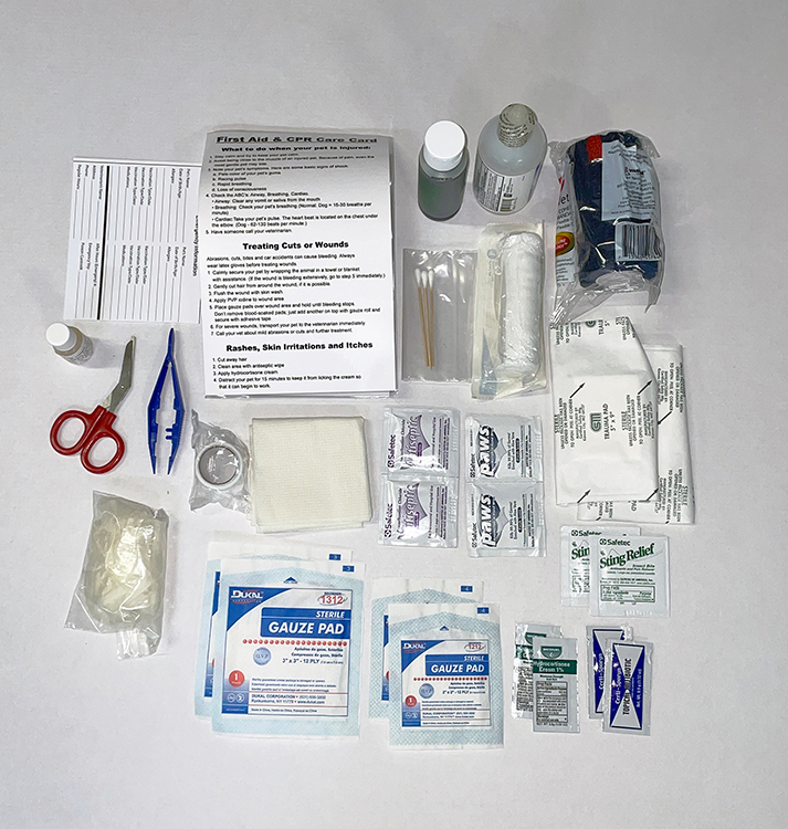 My Best Friend bag kit contents for small dogs